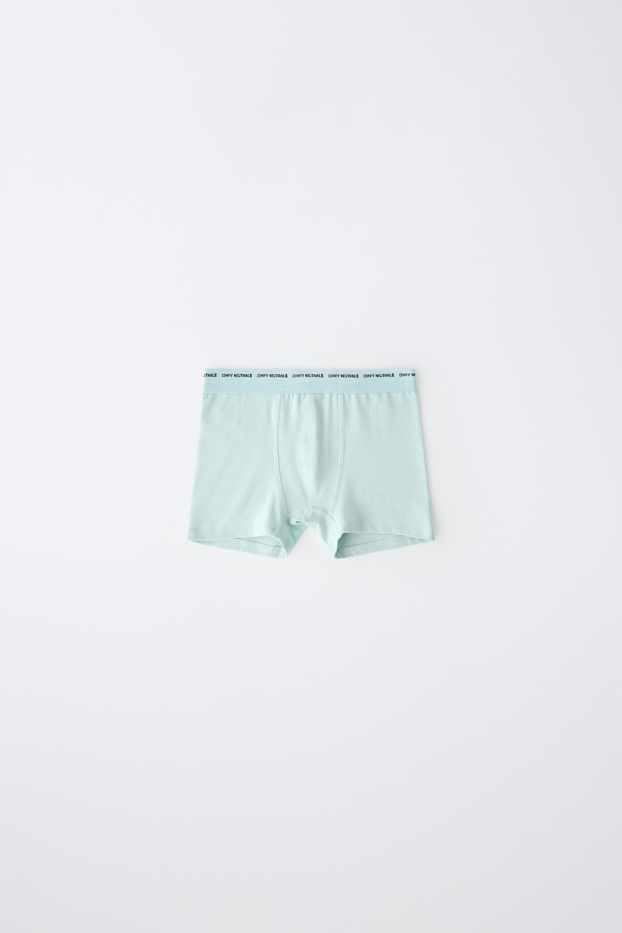 6-14 YEARS/ FIVE-PACK TEXT BOXERS